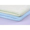 Supper Soft Solid Color Bamboo Fiber Woven Thread Cellular Blanket For Baby